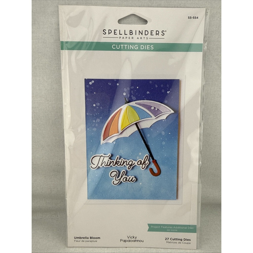 Spellbinders S5-554 Umbrella Bloom by Vicky Papaioannou- 27 Cutting Dies